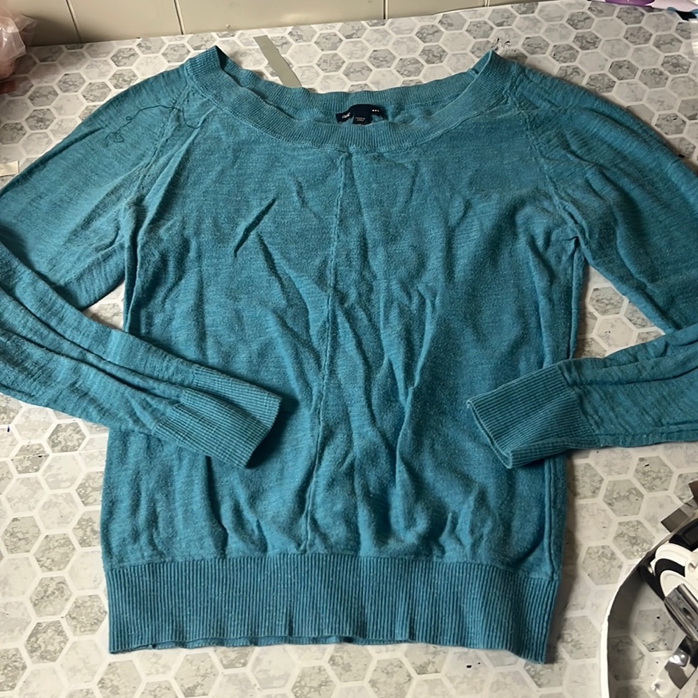 Gap XS Blue Long Sleeve Sweater